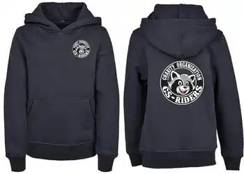 Kids hoodie met wasbeerlogo CS-Riders
