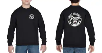 Kids sweater met wasbeerlogo CS-Riders