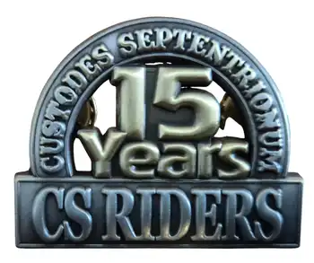 Pin 15 jarig bestaan CS-RIDERS CS-Riders